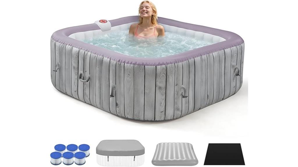 portable inflatable hot tub
