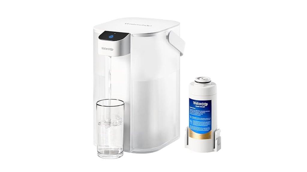 portable purifying water pitcher