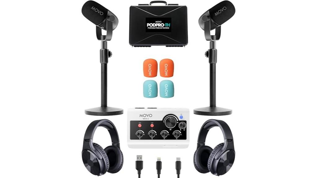portable smartphone podcast kit