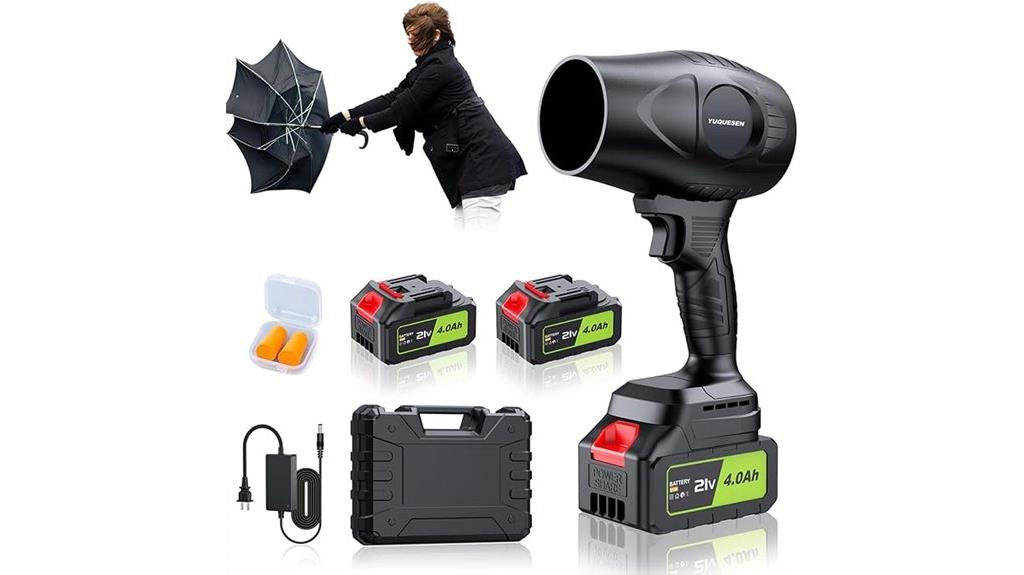 powerful cordless leaf blower