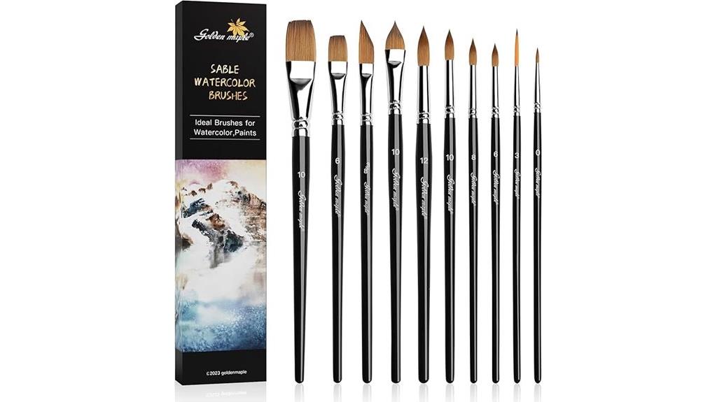 premium watercolor brush set