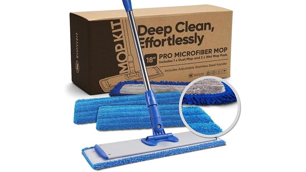 pro microfiber mop set