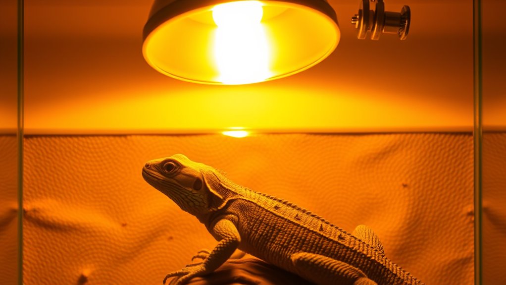 proper reptile heating setup