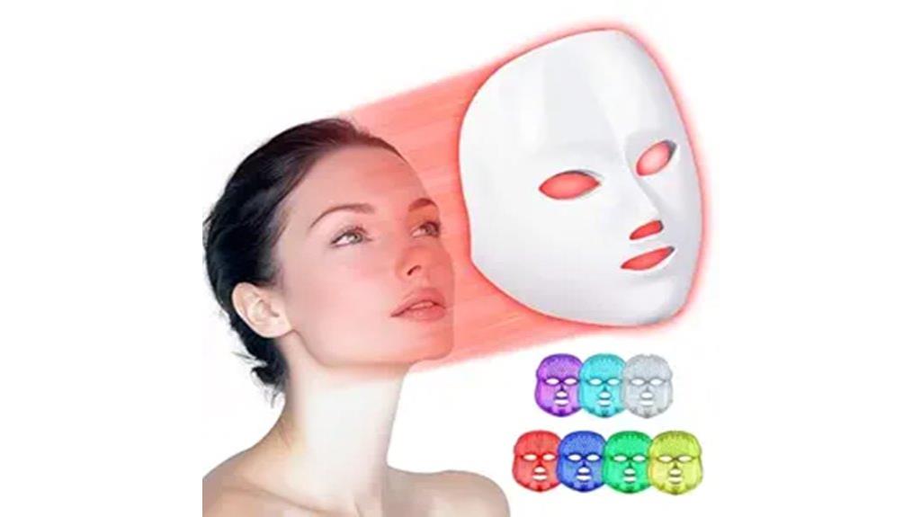 red light face mask