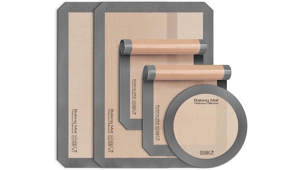 reusable silicone baking mats