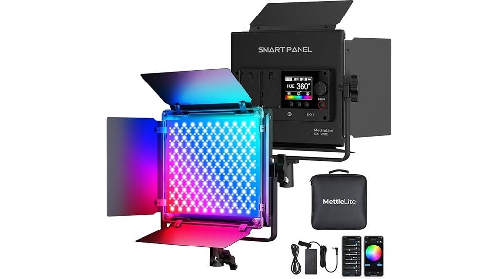 rgb led video light