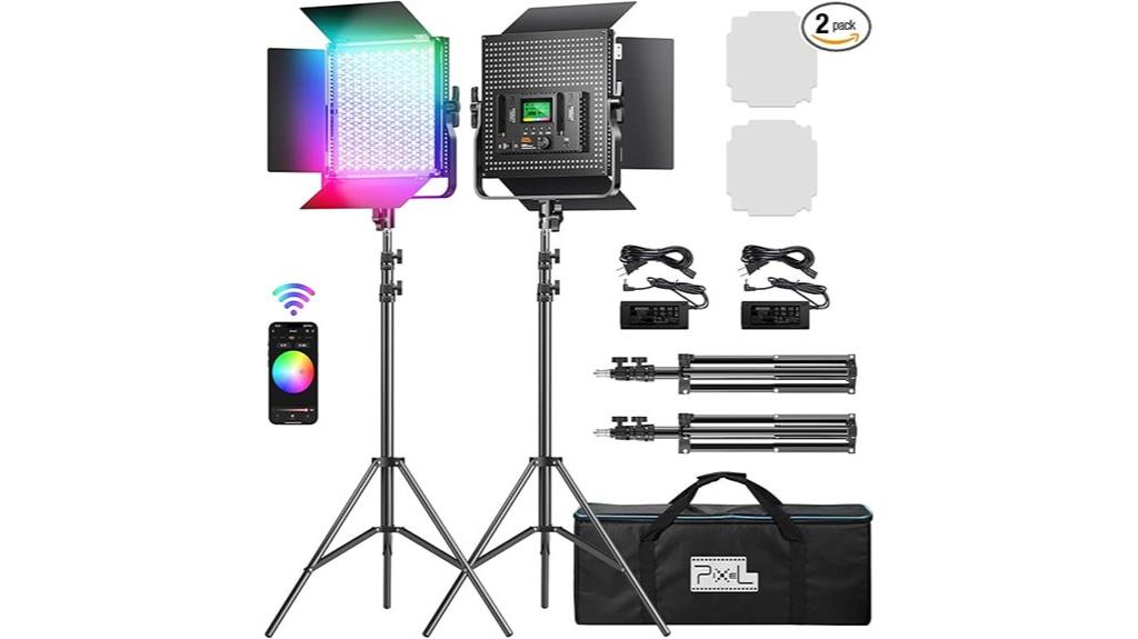 rgb led video light