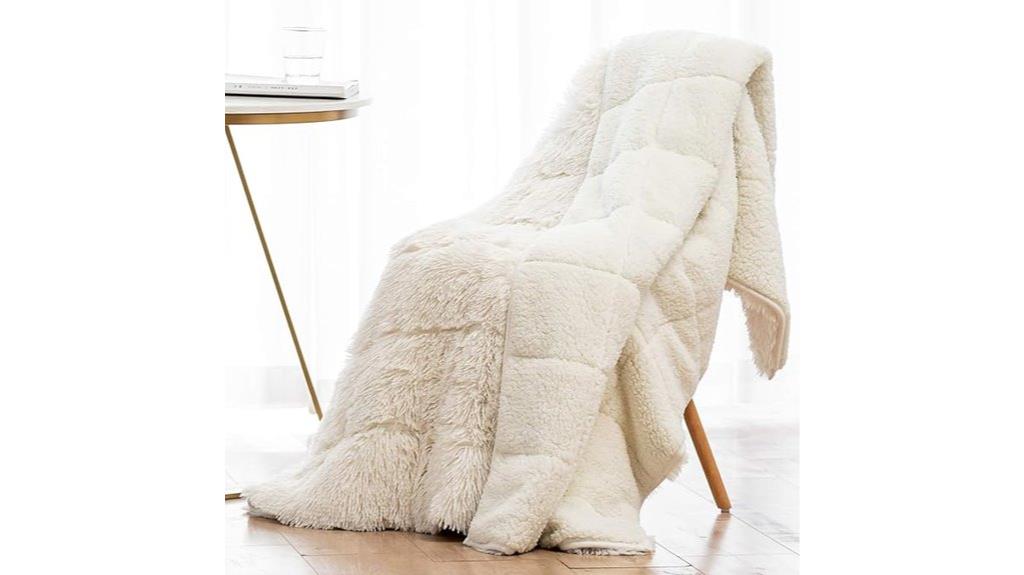 shaggy faux fur blanket