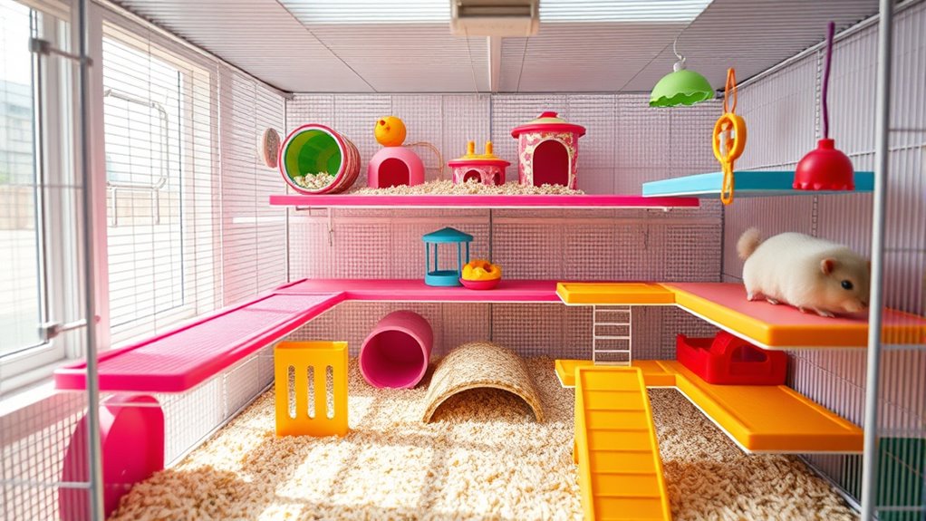 spacious hamster cage options