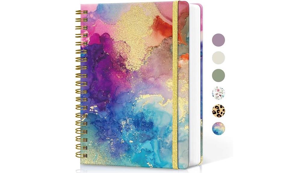 spiral dotted notebook journal