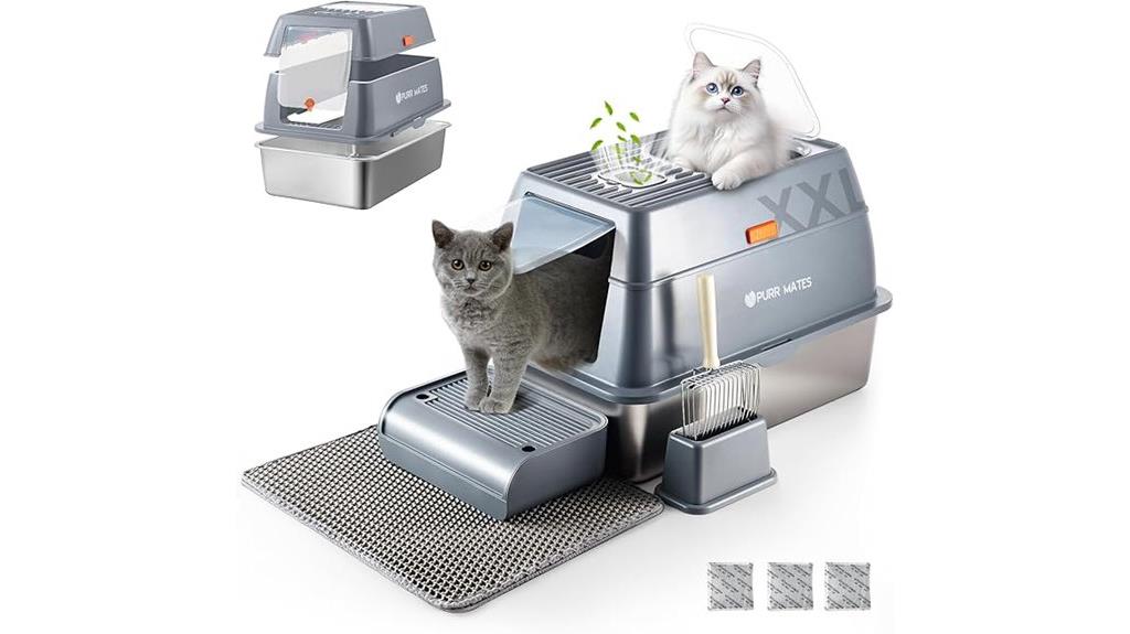 stainless steel cat litter box