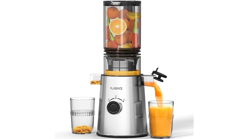 stainless steel juicer chute