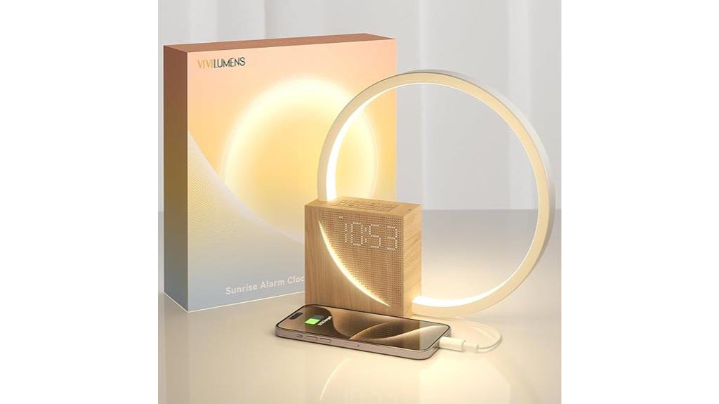 sunrise alarm with usb