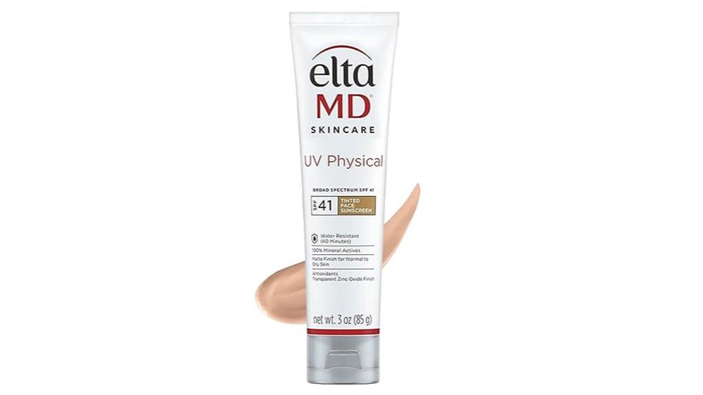 tinted mineral face sunscreen