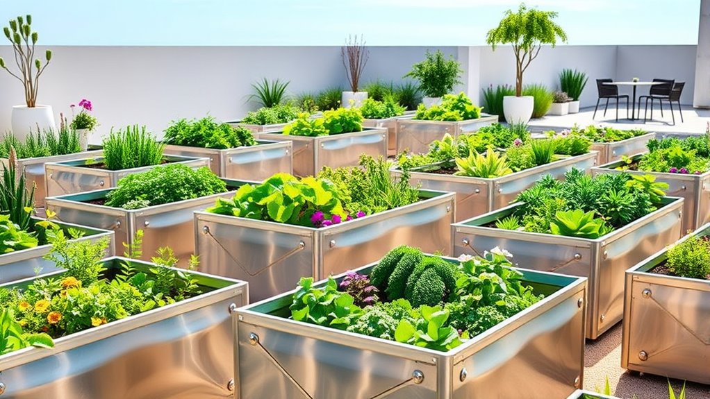 top durable metal garden beds