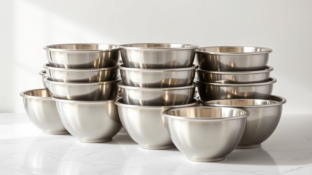 top stainless steel mixing bowls