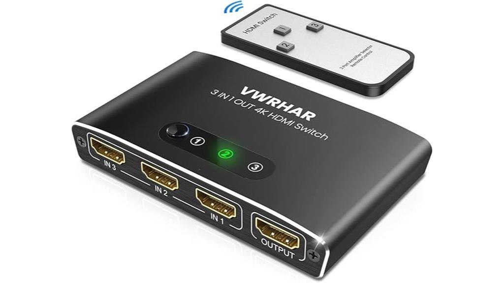 triple input 4k switch