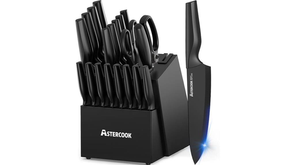 twenty one piece knife set