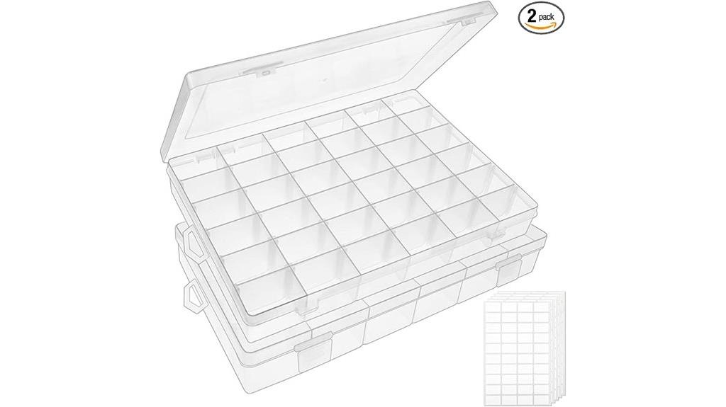 two pack bead organizer