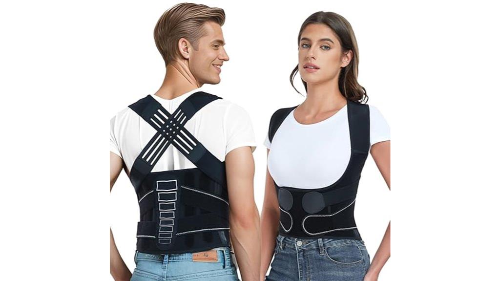 unisex back support brace