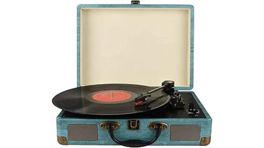 vintage bluetooth record player