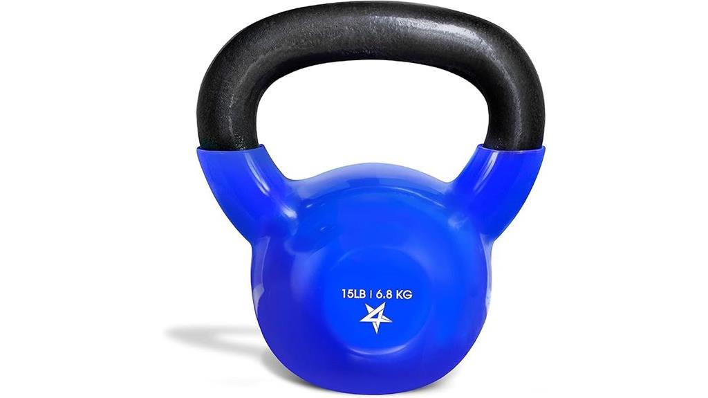 vinyl coated kettlebell weights