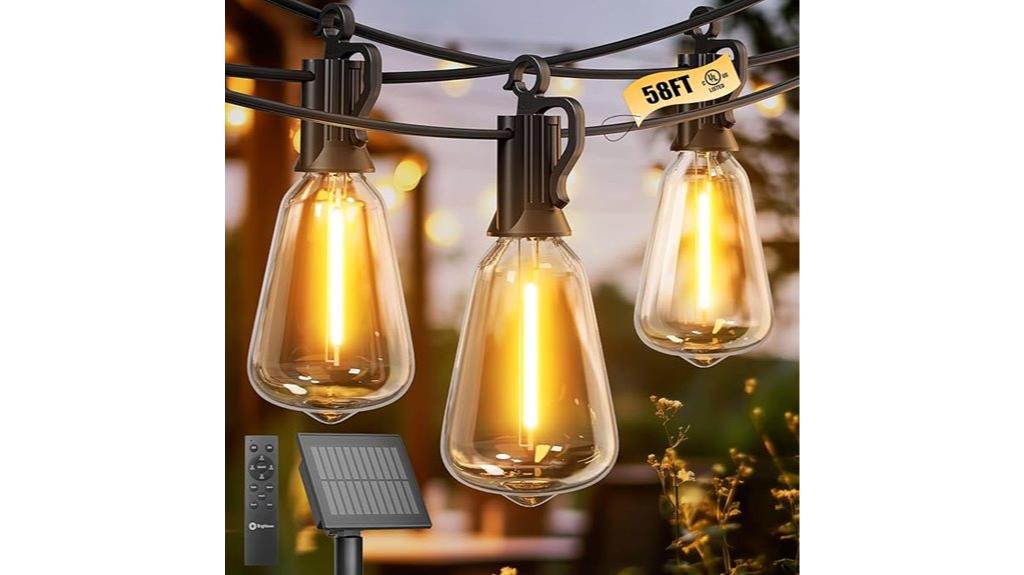 waterproof 58ft solar lights