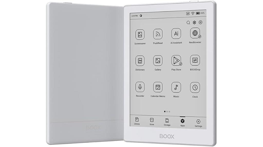 white e ink tablet