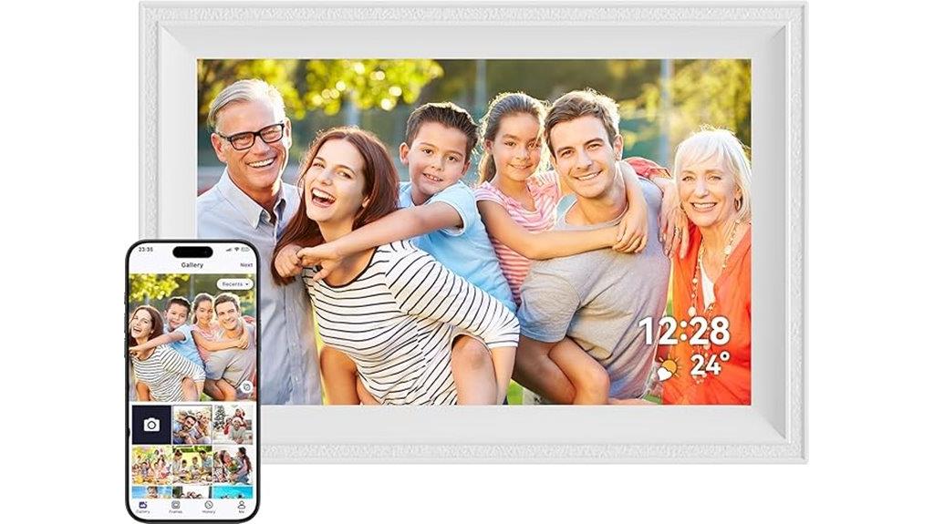 wifi touchscreen digital frame