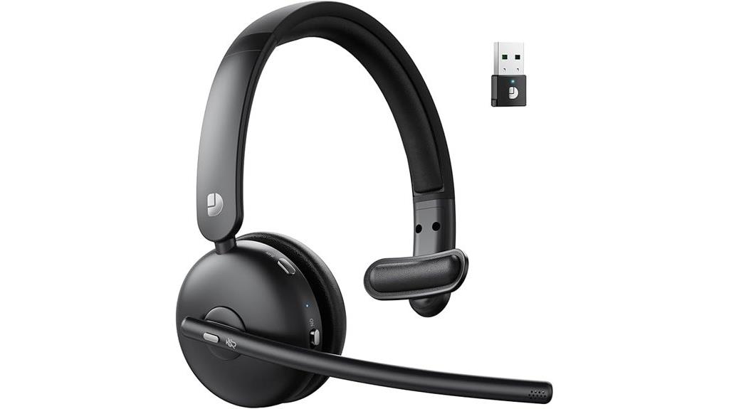 wireless bluetooth headset with noise cancellation