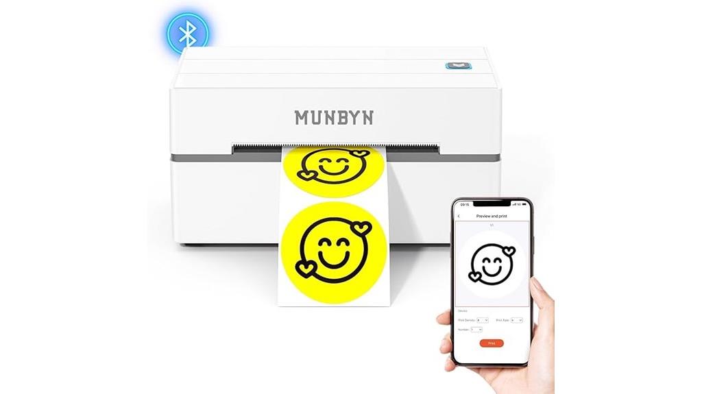 wireless bluetooth shipping printer