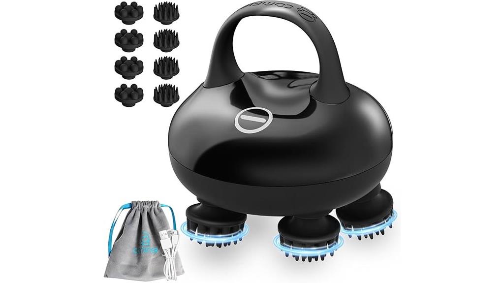 wireless head massager device