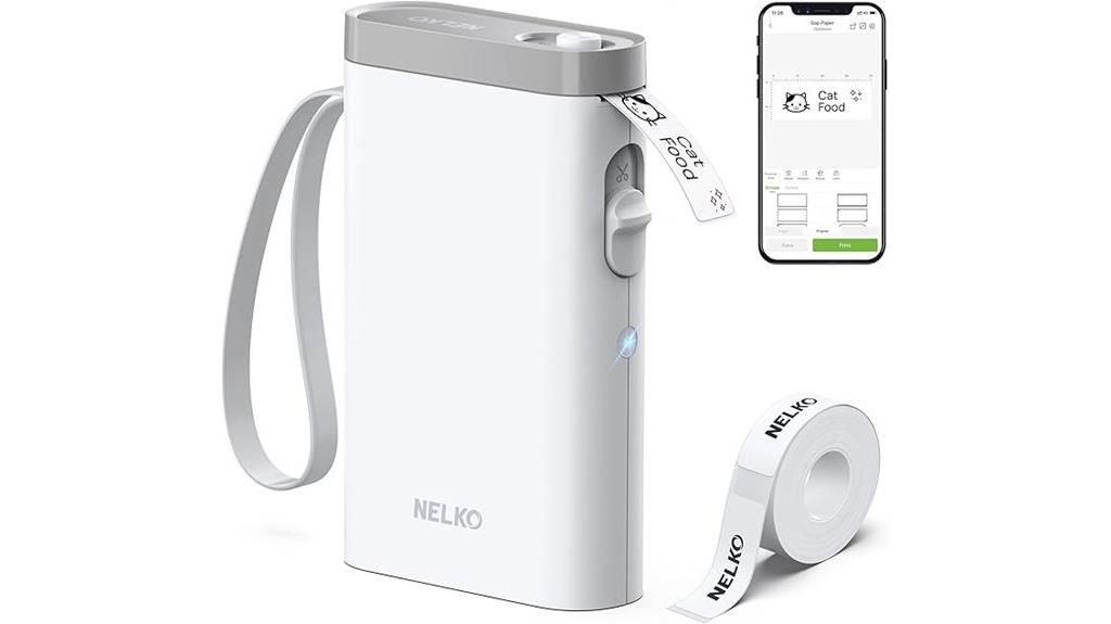 wireless portable tape printer