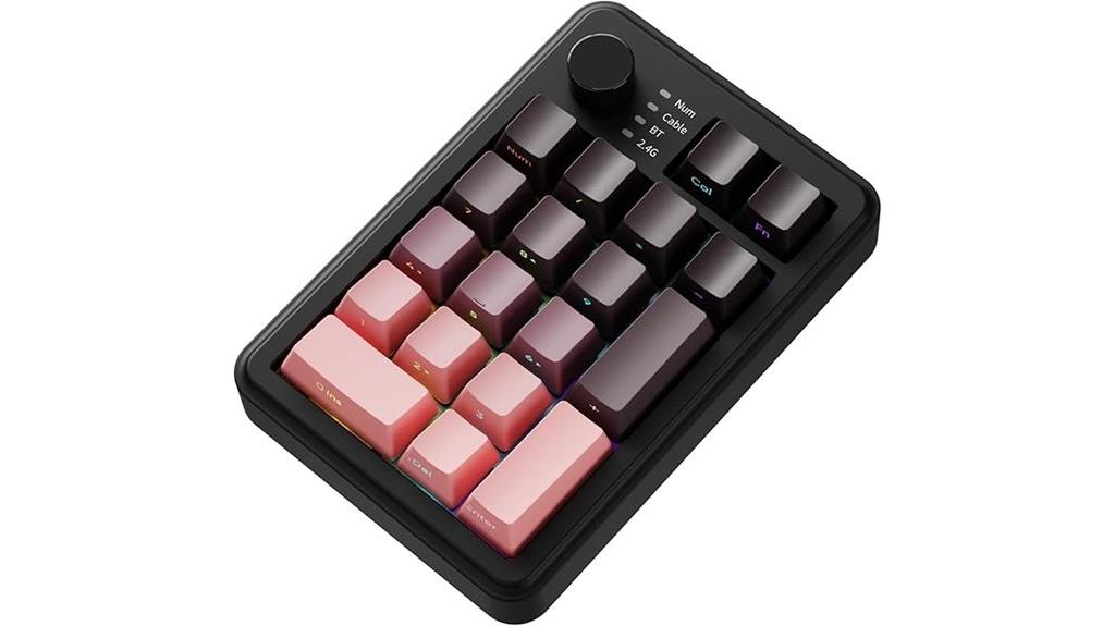 wireless retro mechanical numpad