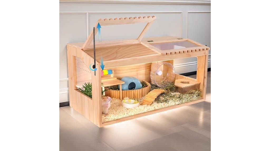 wooden cage for hamsters