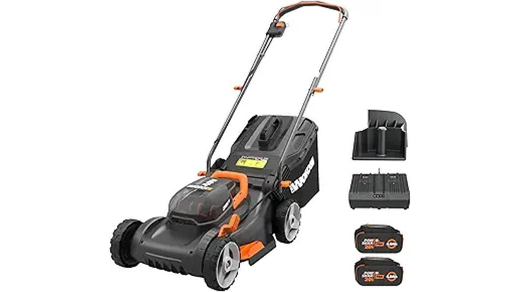 worx 40v cordless mower
