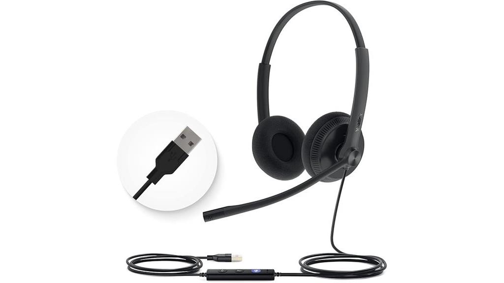 yealink usb headset mic