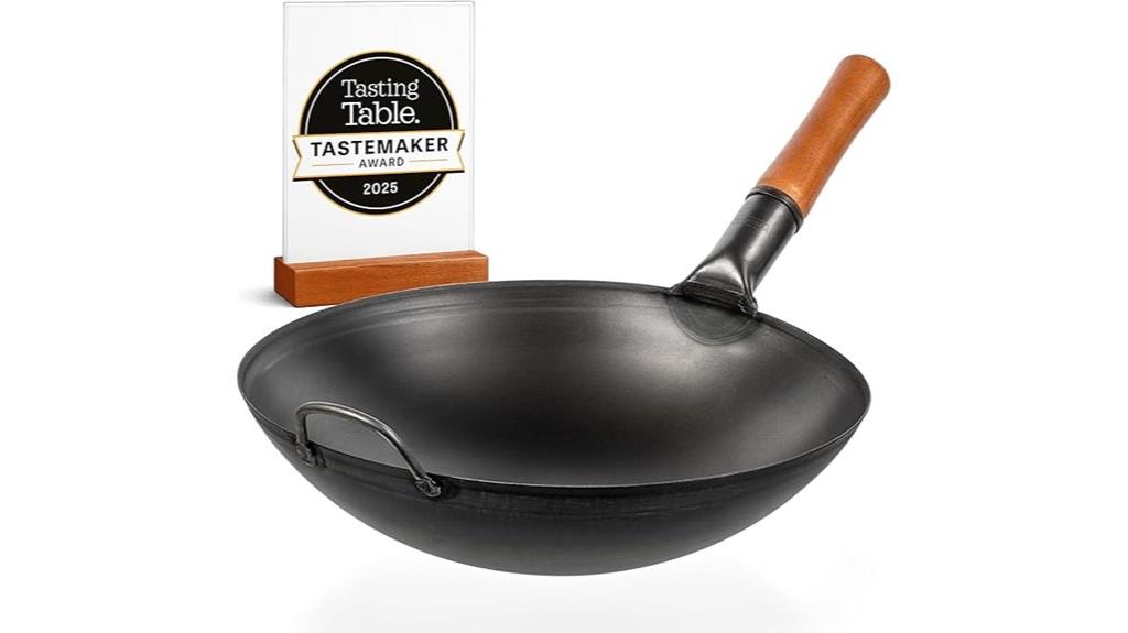 yosukata 14 inch steel wok