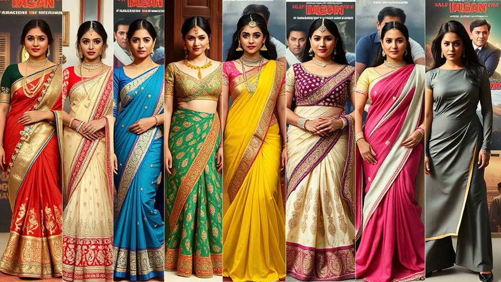 bollywood costumes blend tradition