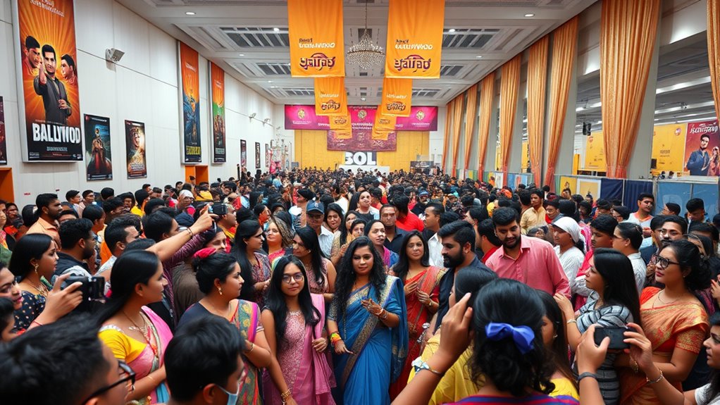 bollywood fans celebrate together