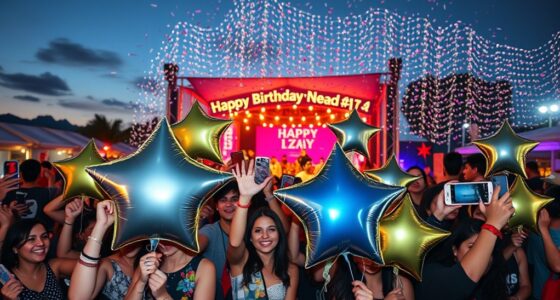 fan celebrations for stars