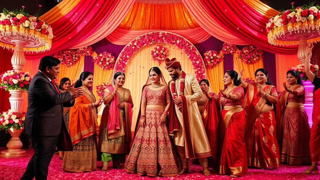 indian wedding celebrations portrayed