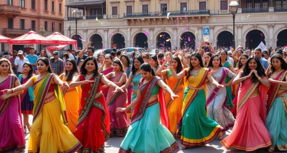 public bollywood dance celebrations