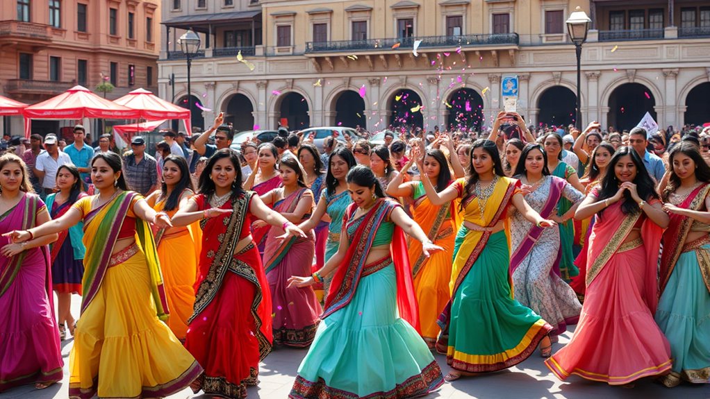 public bollywood dance celebrations