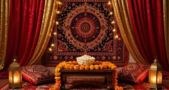 bollywood movie night decor