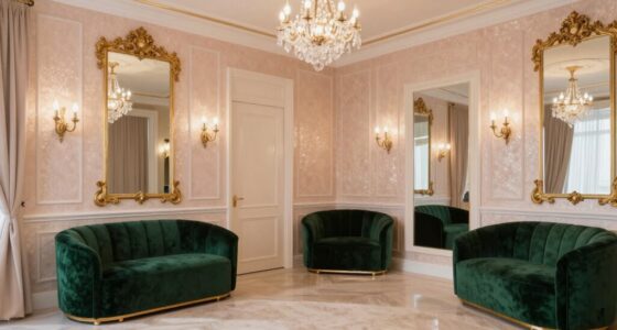 color palettes enhance glam space