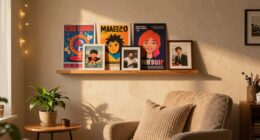 create a fan display area