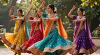 elegant dance slow motion