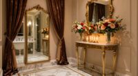 elegant entrance impresses guests