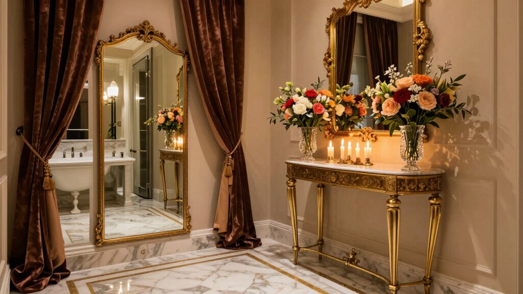 elegant entrance impresses guests